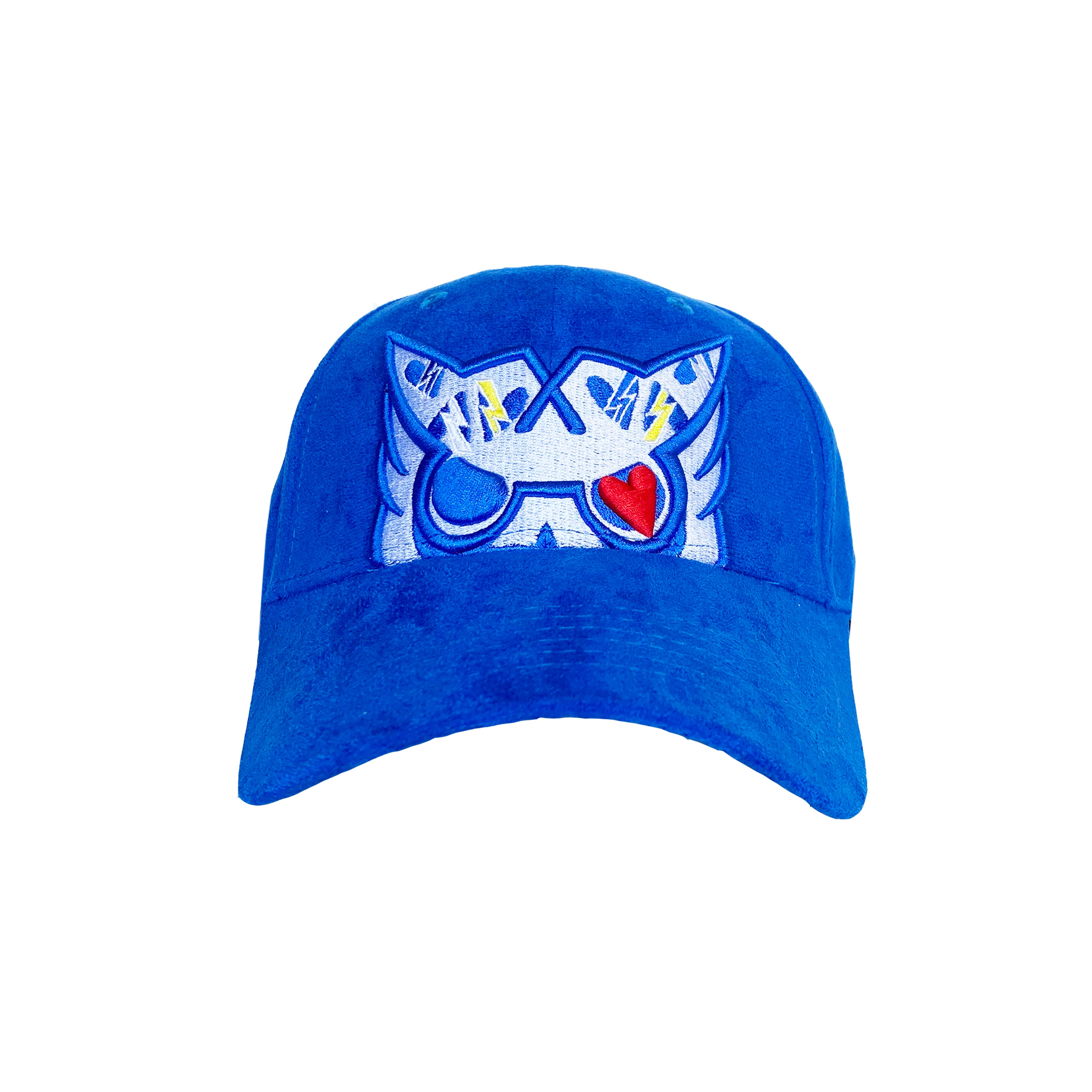 Fashion blue suede hat